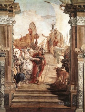 ラビア宮殿 アンソニーとクレオパトラの出会い ジョヴァンニ・バッティスタ・ティエポロ Oil Paintings